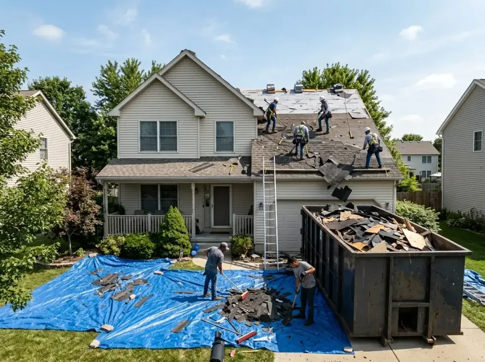roof-replacement-debris-remova-004 — frequently asked questions, Cheapest Dumpster Rentals in Los Altos Hills, CA